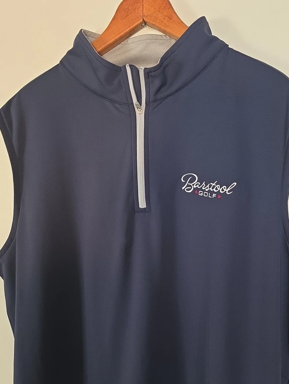 Peter Millar XL Navy and Gray Quarter-Zip Layering Pullover Perfect Conditiin.